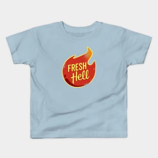 Fresh Hell (Distressed) Kids T-Shirt